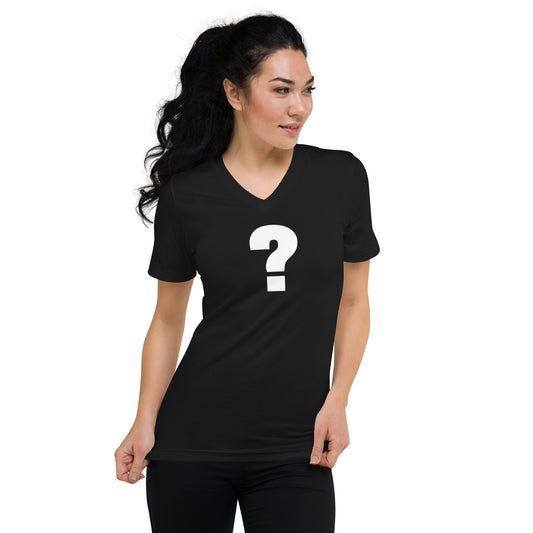 Mystery Unisex Short Sleeve V-Neck T-Shirt