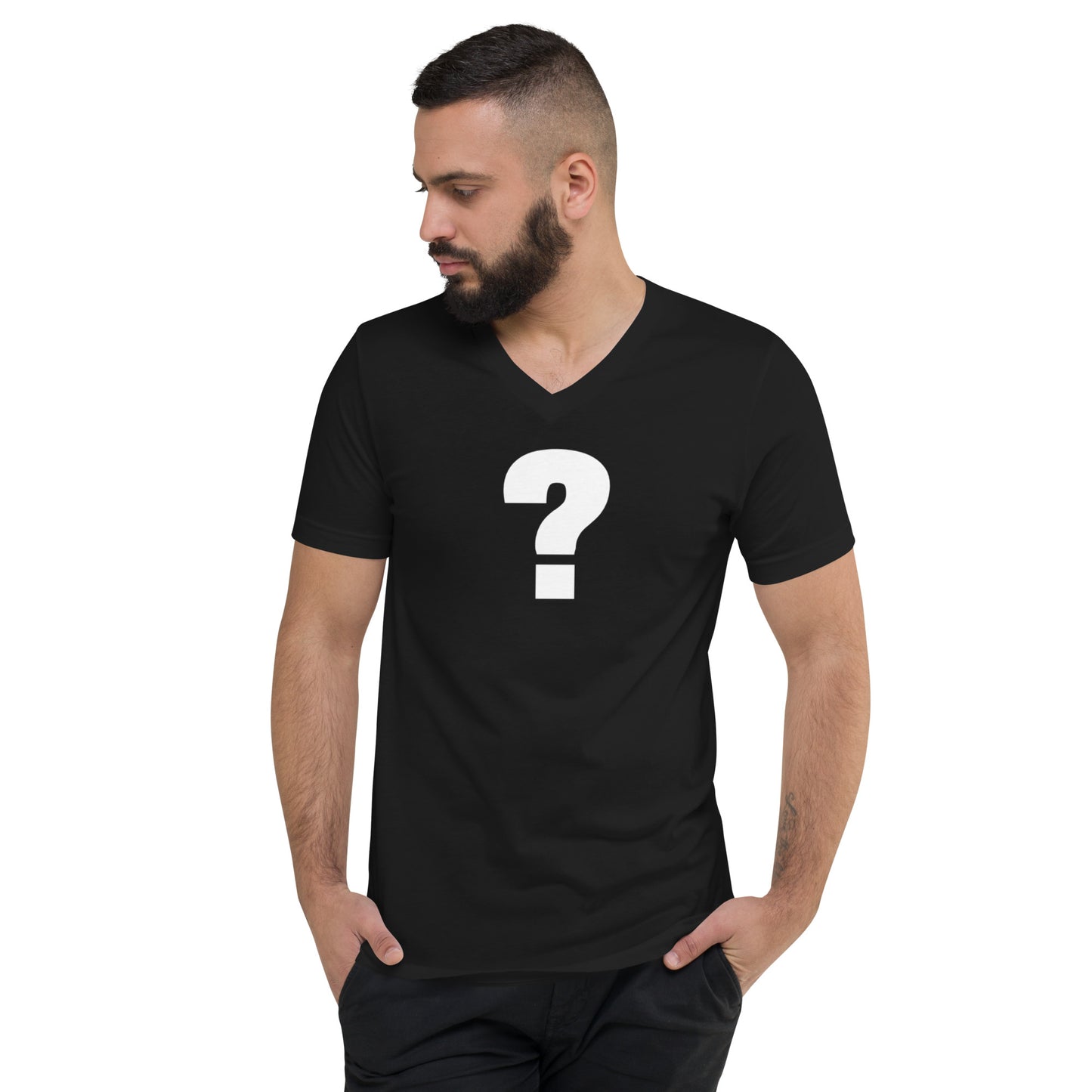 Mystery Unisex Short Sleeve V-Neck T-Shirt