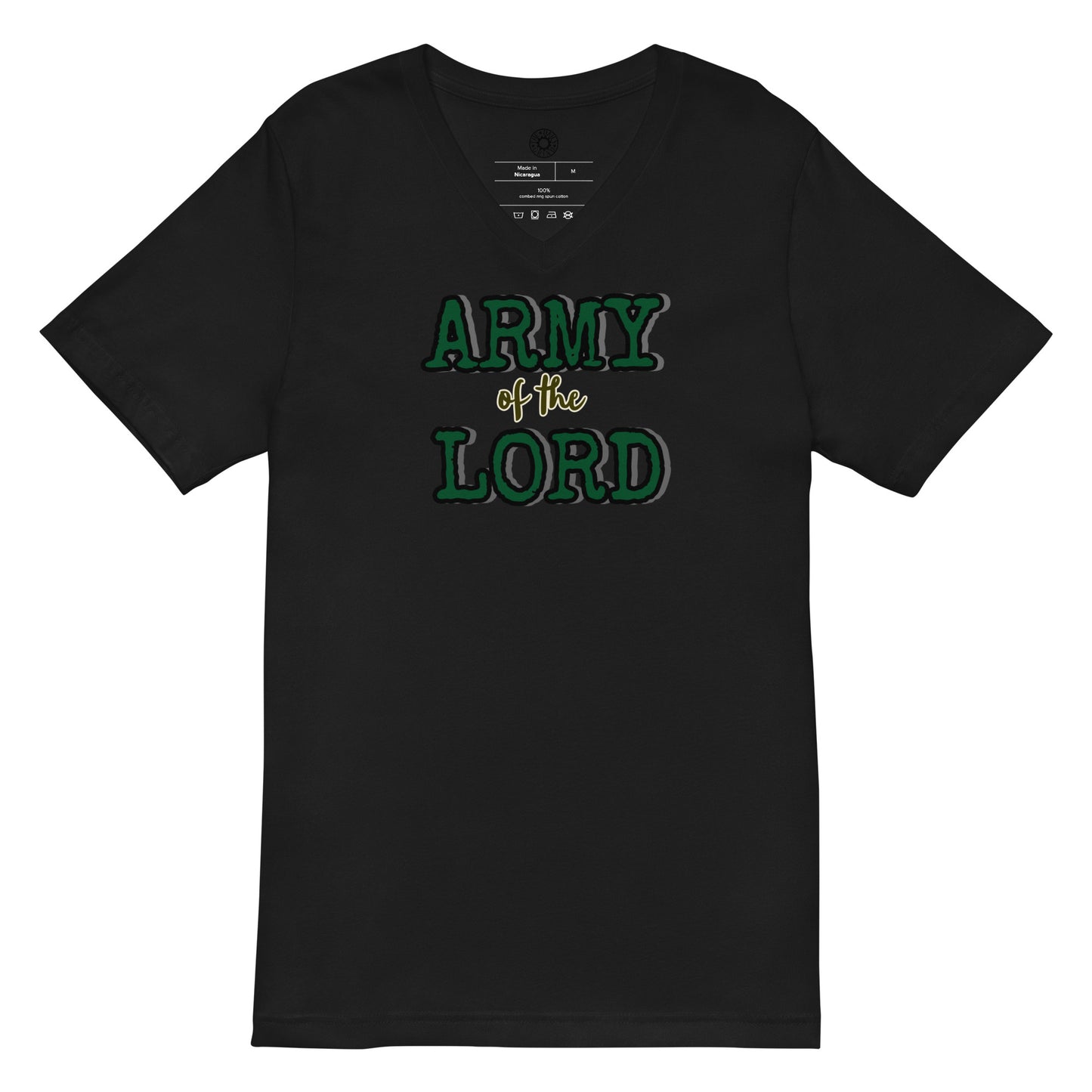 Army of the Lord Short Sleeve V-Neck T-Shirt