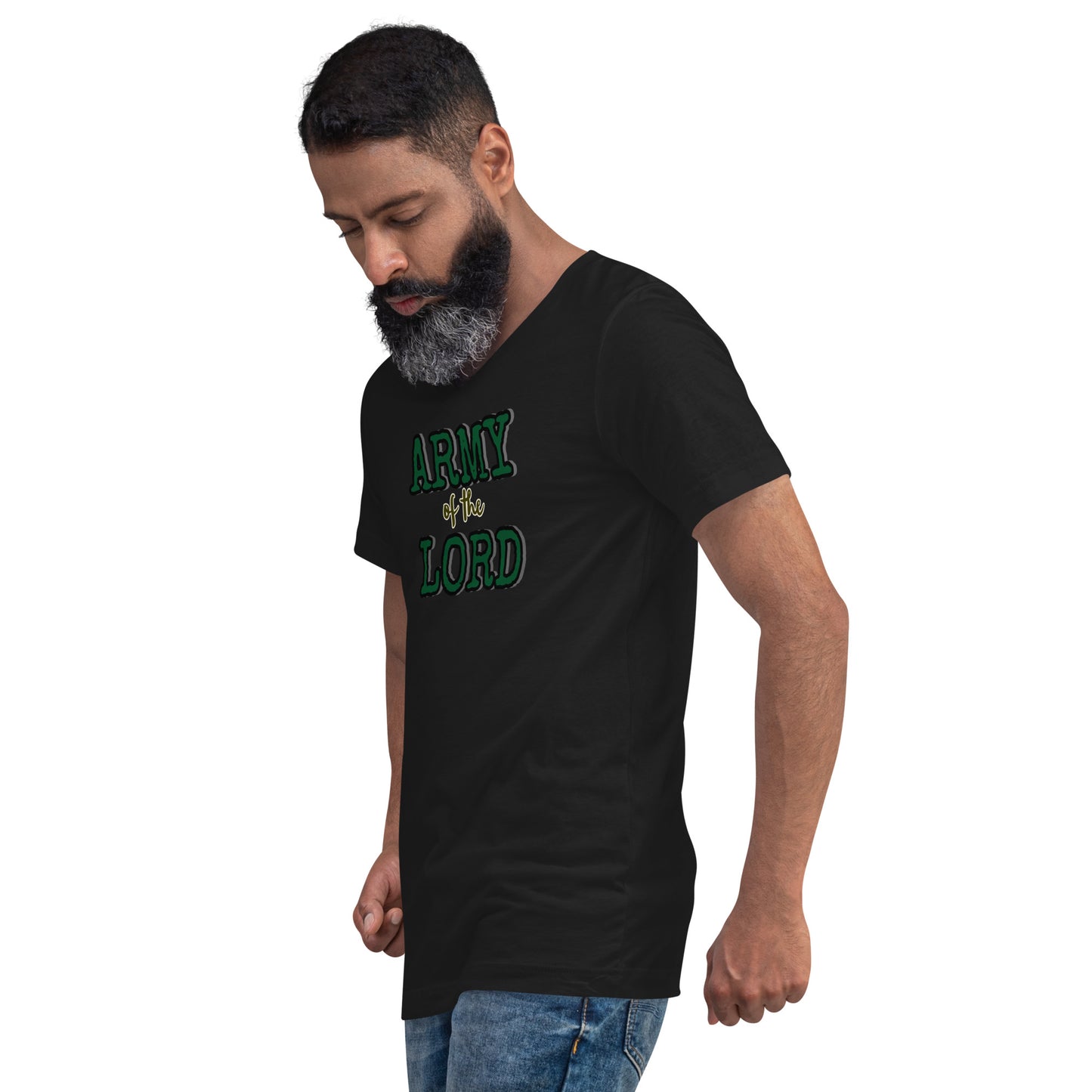 Army of the Lord Short Sleeve V-Neck T-Shirt