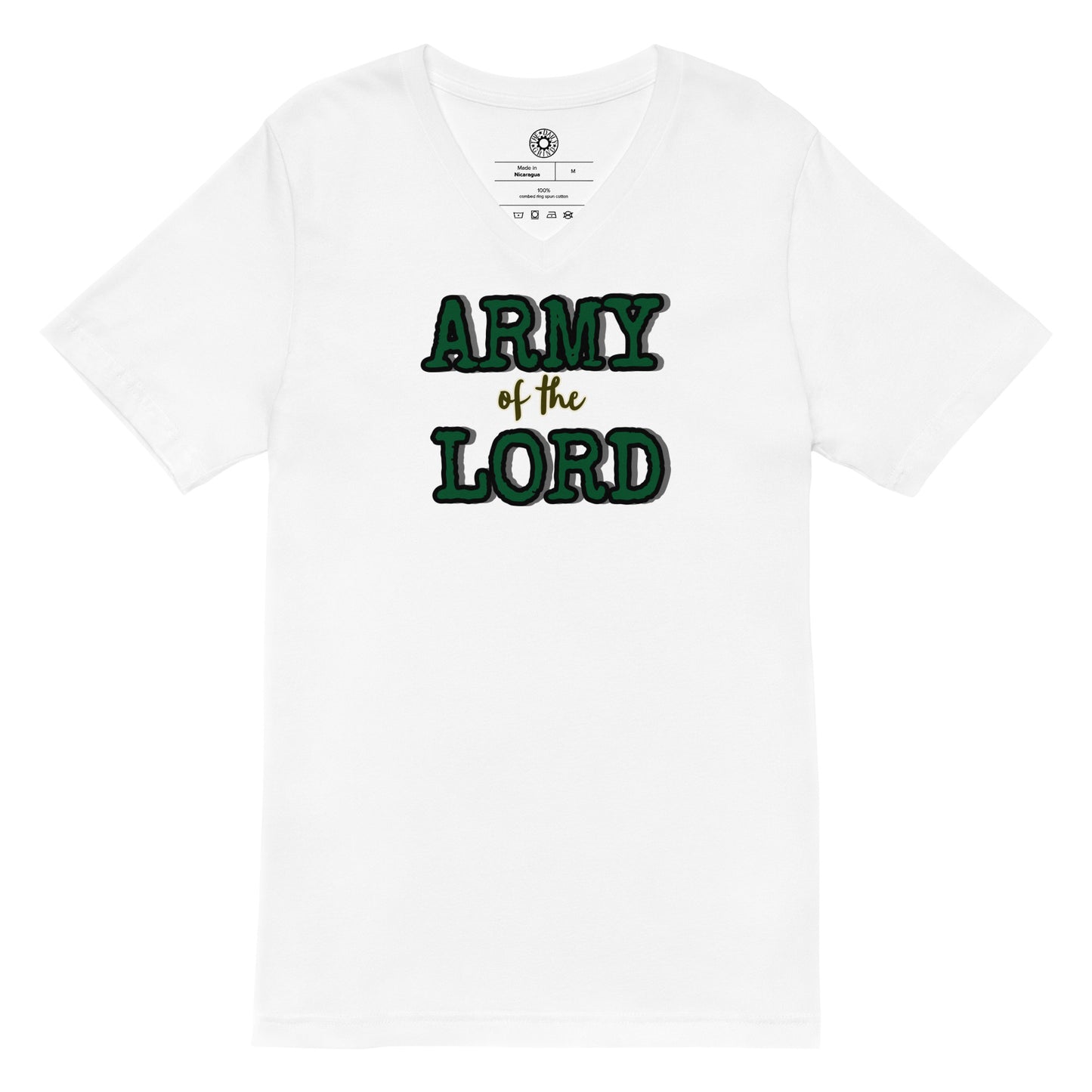 Army of the Lord Short Sleeve V-Neck T-Shirt