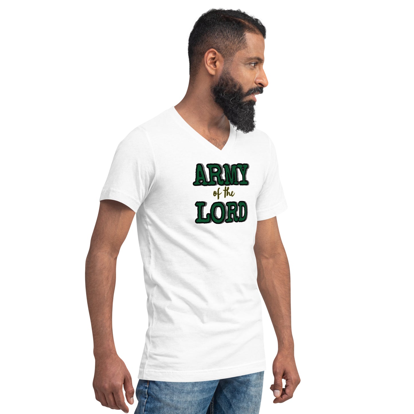 Army of the Lord Short Sleeve V-Neck T-Shirt