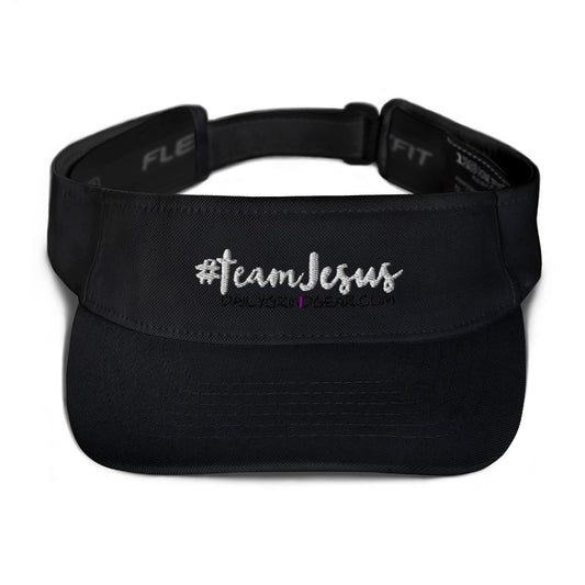 Black #teamJesus Visor