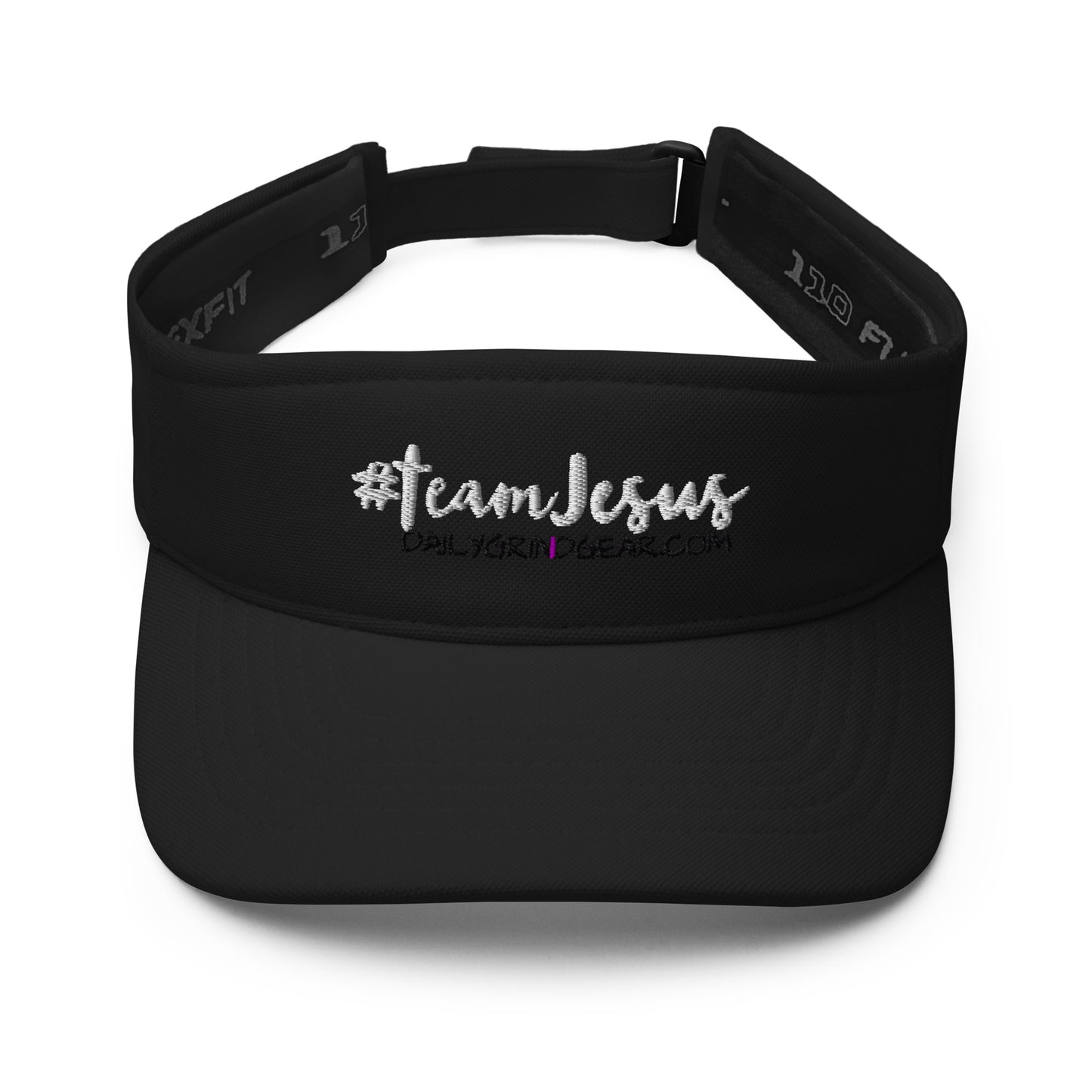 Black #teamJesus Visor