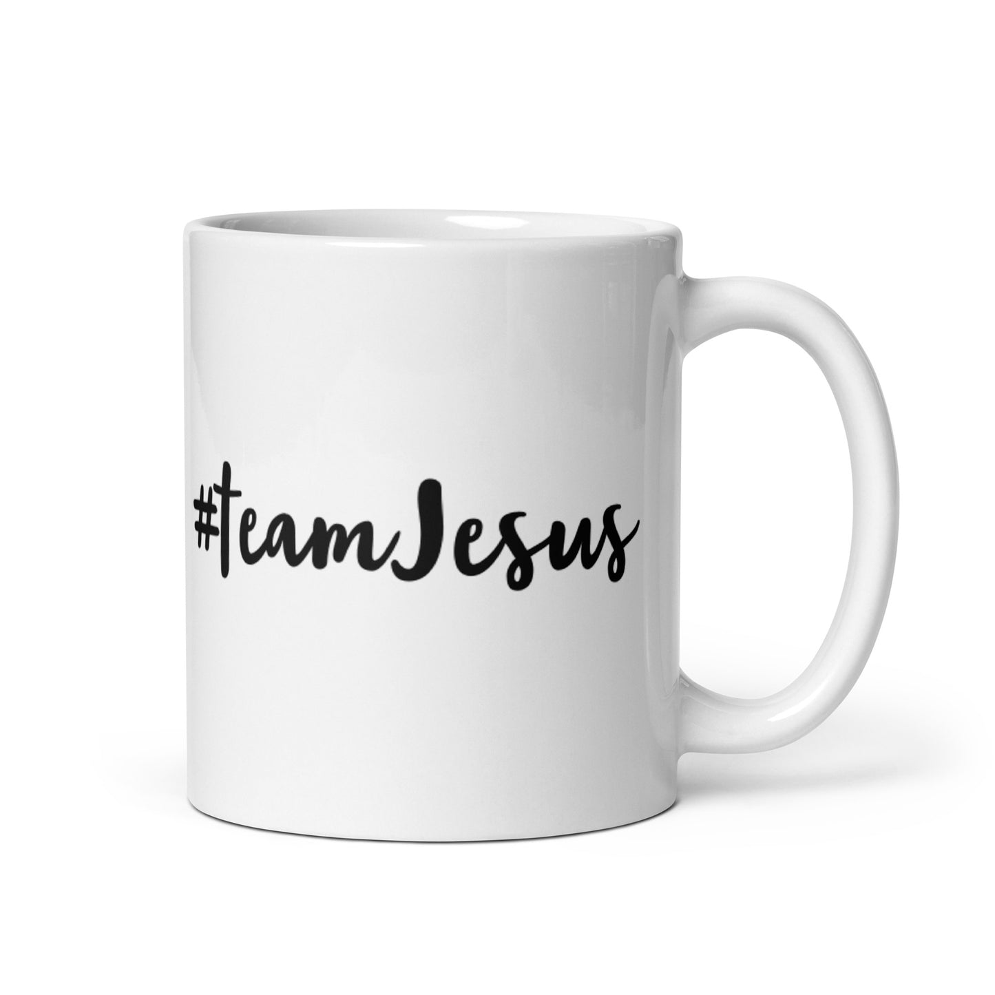 Team Jesus White Glossy Mug