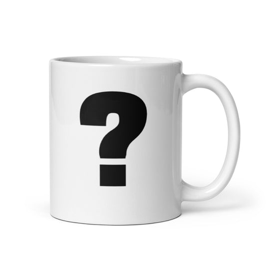 Mystery White Glossy Mug