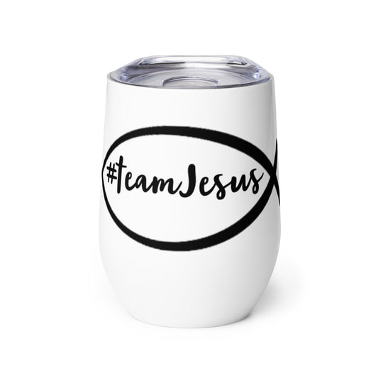 #teamJesus Wine Tumbler