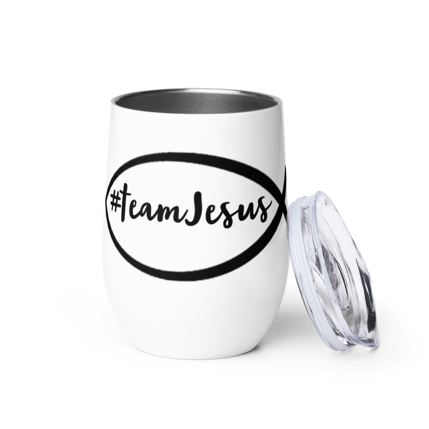 #teamJesus Wine Tumbler