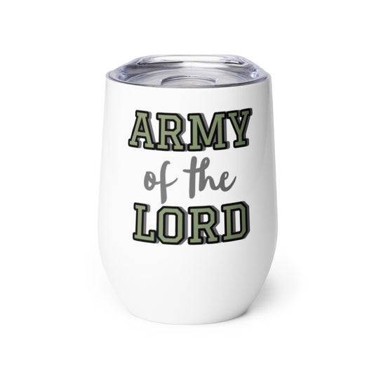 Army of the Lord White Wine Tumbler