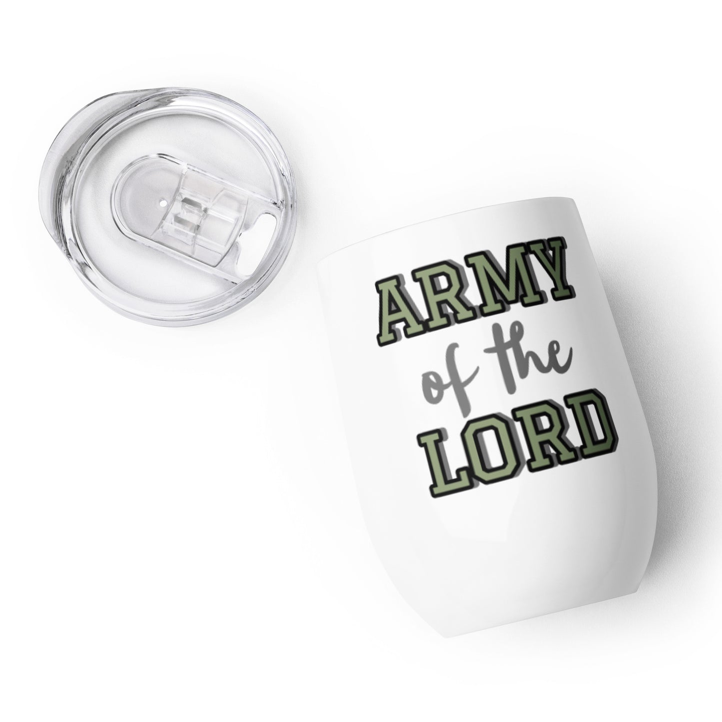 Army of the Lord White Wine Tumbler