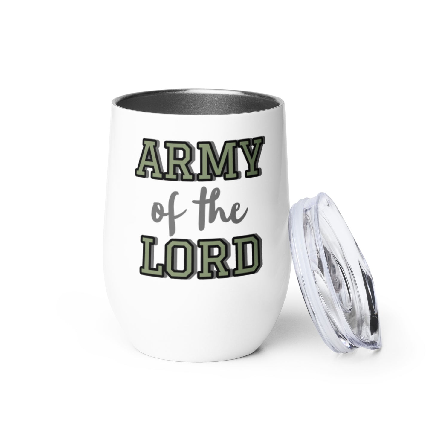 Army of the Lord White Wine Tumbler