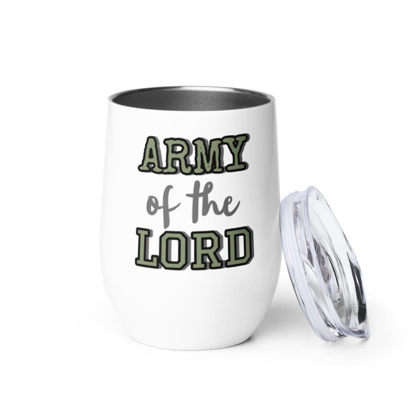 Army of the Lord White Wine Tumbler