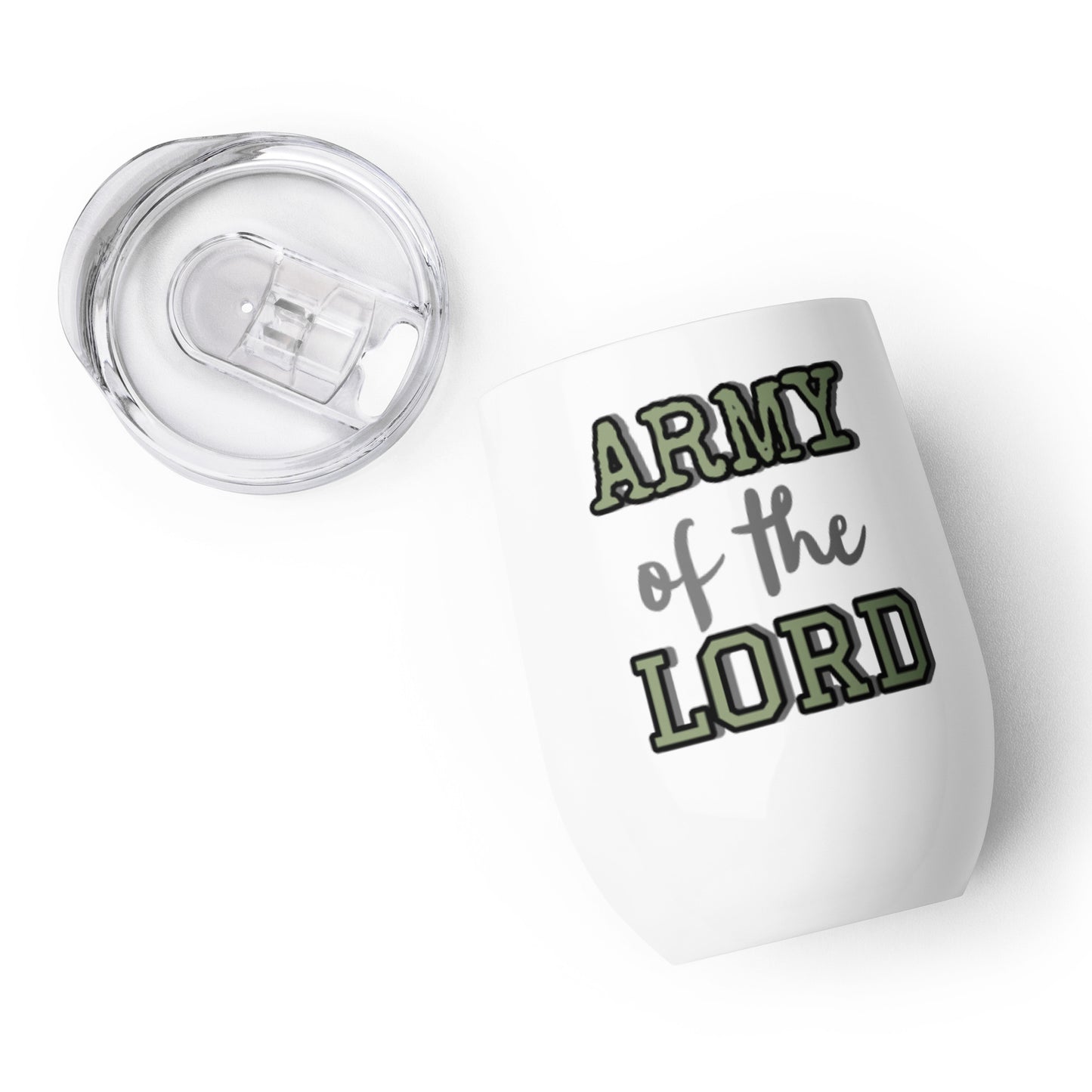 Army of the Lord White Wine Tumbler