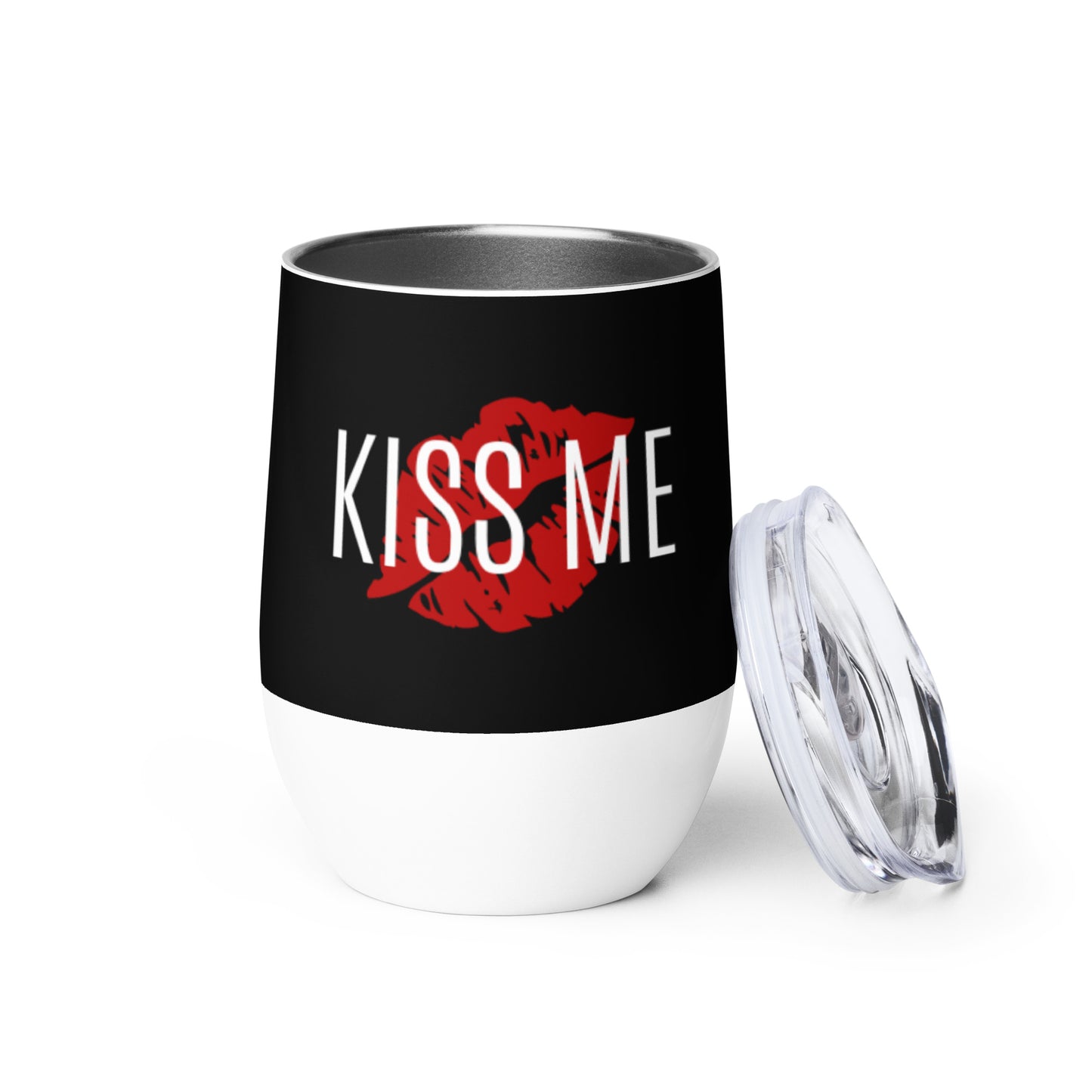 Kiss Me Wine Tumbler