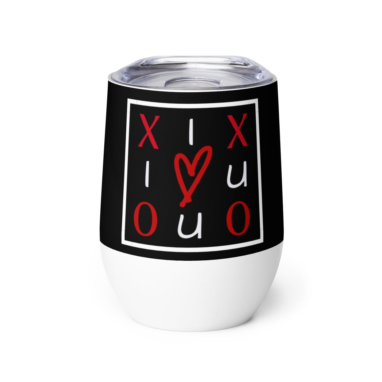 XOXO I Love You Wine Tumbler